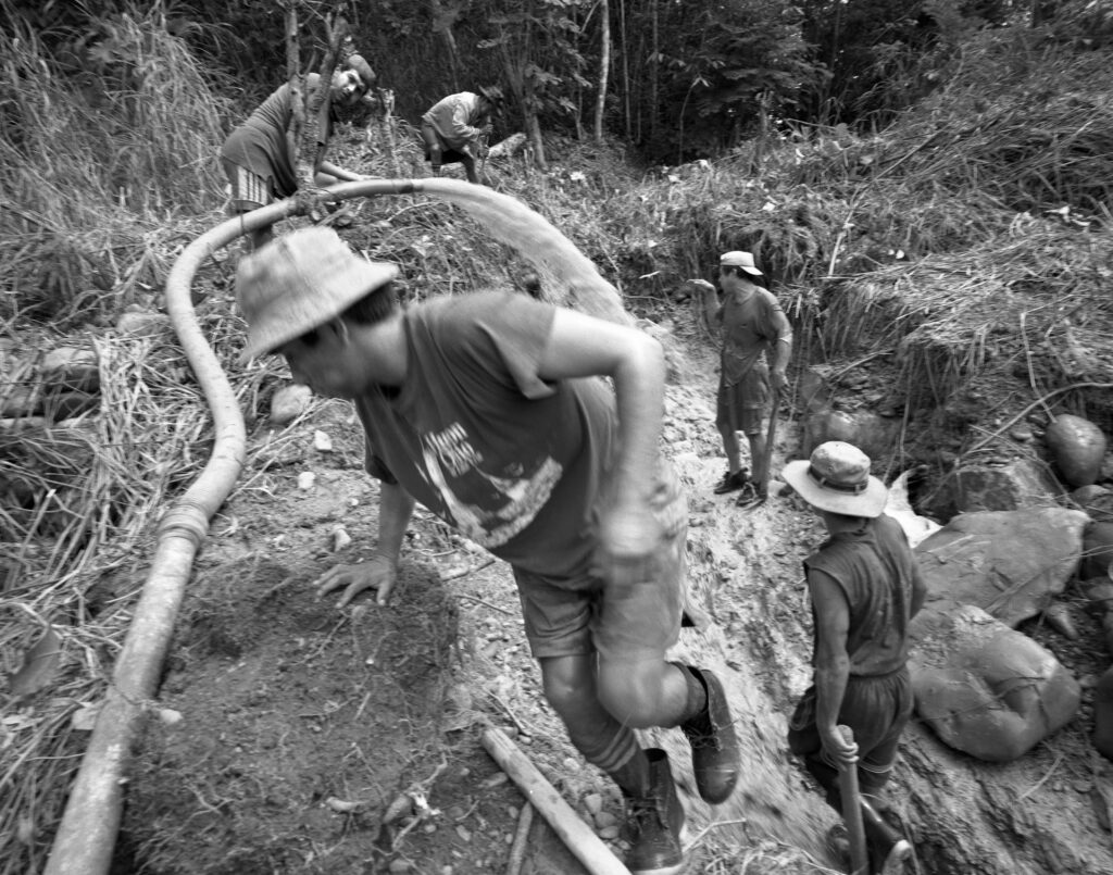 guyani, mineros de bolivia